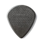 Uñetas Marca Jim Dunlop Modelo MAX-GRIP JAZZ III CARBON FIBER de 1.38 MM. Color dorado - Imagen 3