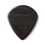 Uñetas Marca Jim Dunlop Modelo MAX-GRIP JAZZ III STIFFO de 1.38 MM. Color dorado - Imagen 2